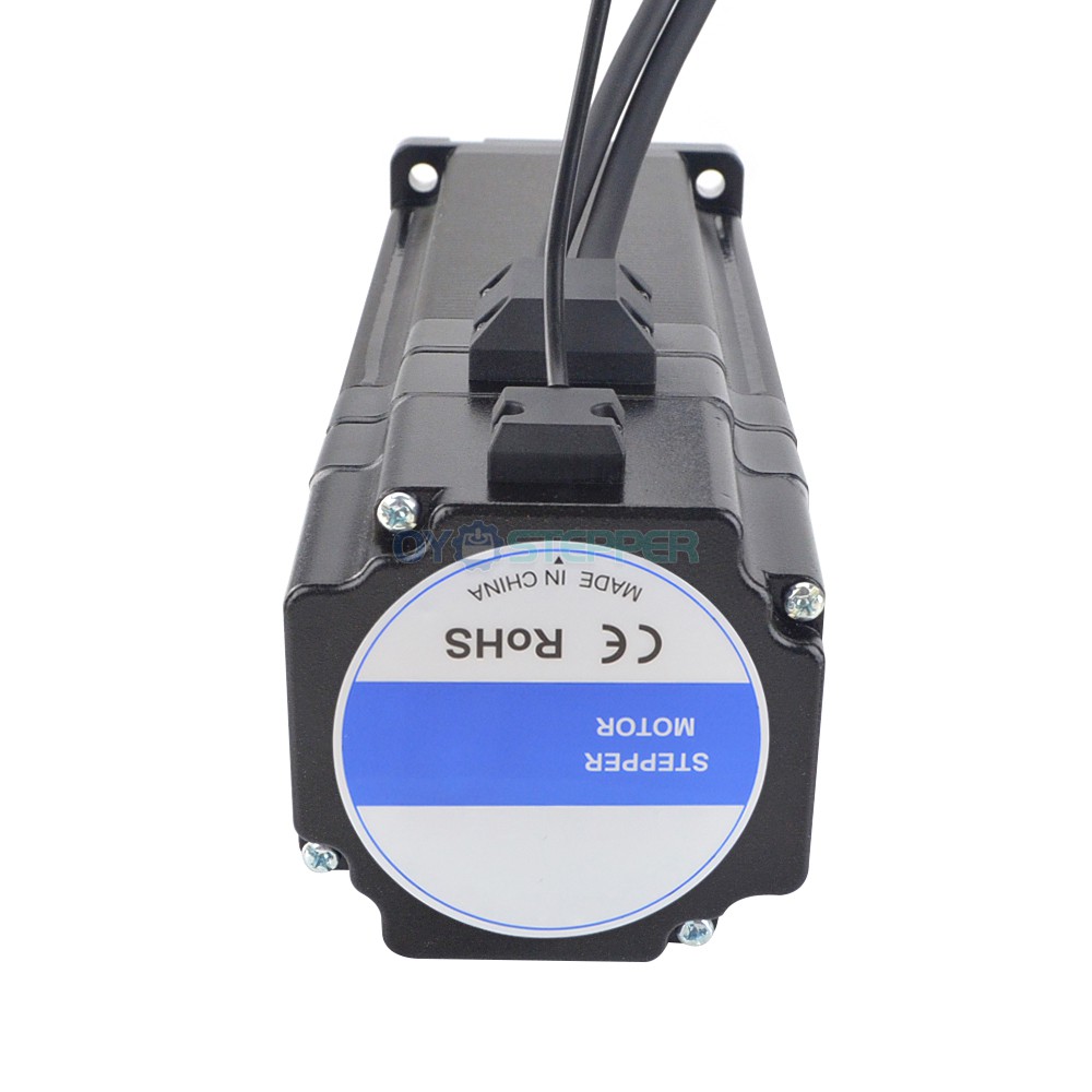 Nema 34 Closed Loop Stepper Motor P Series 1.8 Deg 12Nm 6.0A 2 Phase with  Electromagnetic Brake & Encoder