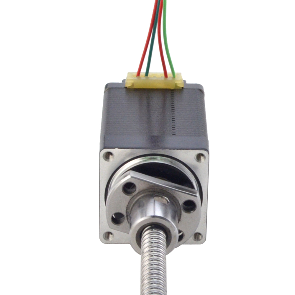 NEMA 11 External Ball Screw Stepper Motor Linear Actuator Bipolar 1.8 Deg  0.1Nm 1.0A Lead Revolution 2mm(0.07874